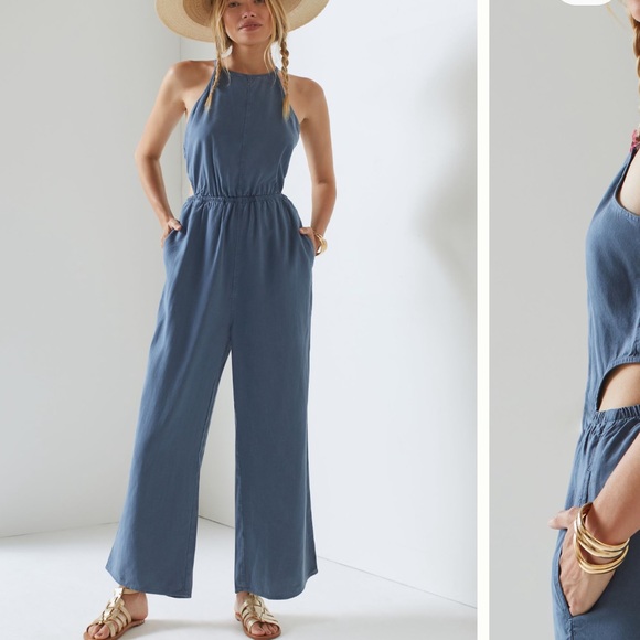 Cloth and stone cutout jumpsuit - Picture 1 of 2